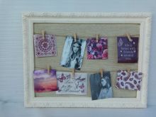 Linen Wooden Photo Frame