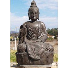 Competitive products carving famous stone sculptures of black stone wooden buddha statues