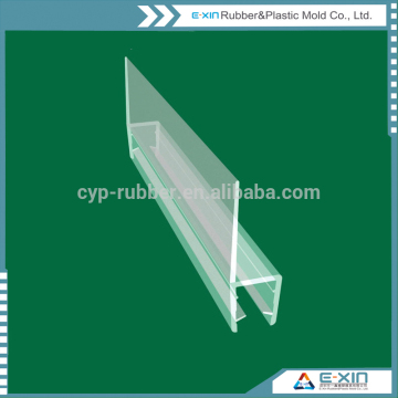 Shower glass door sealing strips/plastic transparent strips