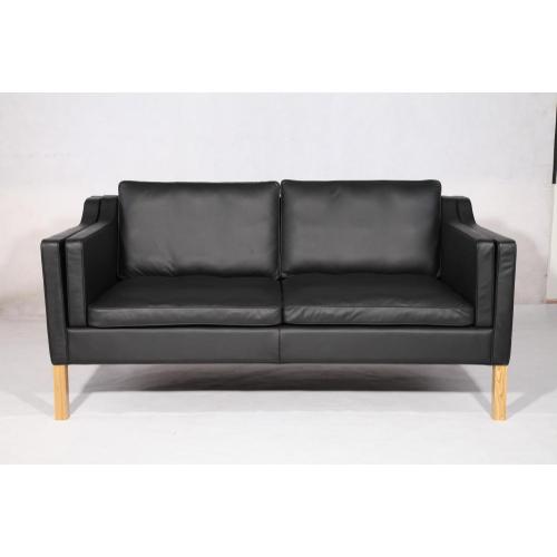 Borge Mogensen 2213 3 Seater Leather Sofa Replica
