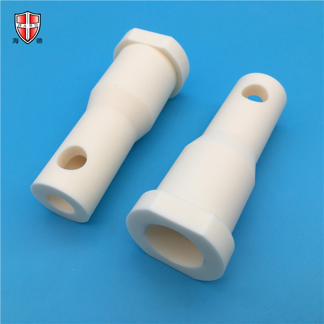 Casquillo de tubo aislante de cerámica de alúmina de precisión 99