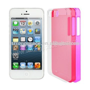 2015 cheapest transparent pc case for iphone 5s