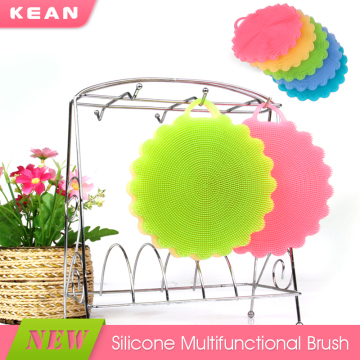 silicon cleaning brush,silicone rubber brush,silicone spatula brush