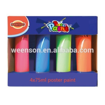 75ml non-toxic neon poster paint