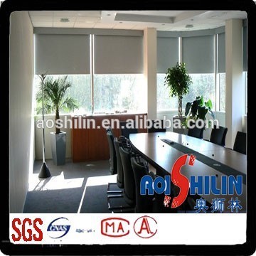 polyester sunscreen roller blind fabrics with window curtain