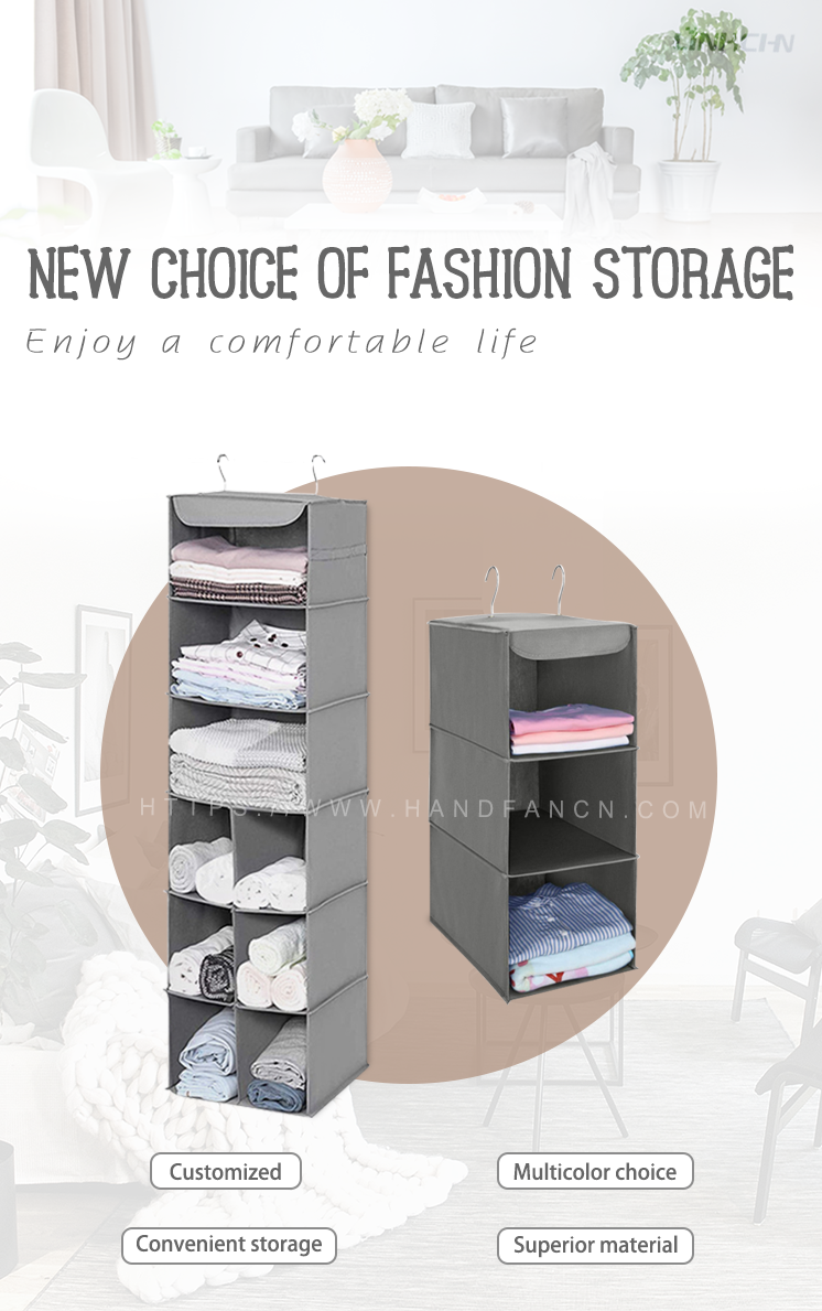 fabric Storage Closet Organizer hanging organizer storage box