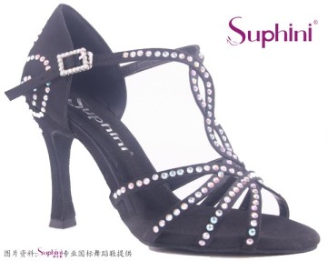 Rhinestone Latin Salsa Dance Shoes