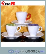 FE141125-20 glazed ceramic cup and saucer