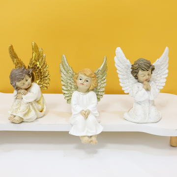 Customized Resin Sweet Cherub Cute Small Angel Statue - Miniature Angel Figurines