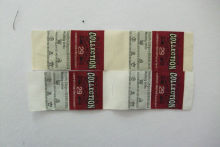 Eco Fashion Washable Middle Folded Woven Clothing Labels For Gift / Jewelry