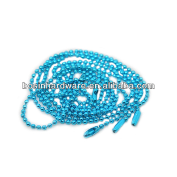 Promotional Colored Ball Chain Metal Ball Chain Necklaces Wholesale