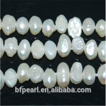 Natural Fine Jewelry Smooth on Both Sides Freshwater Pearls 16inches