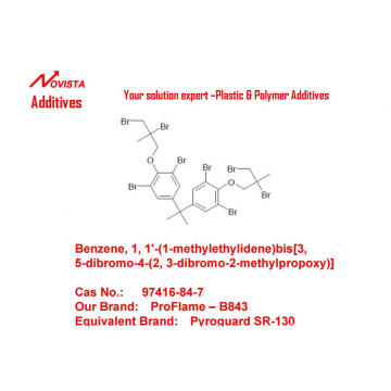 Tetrabromobisfenol A BIS (Dibromometilpropil éter) SR-130 EPS XPS 97416-84-7 Retardante de la llama