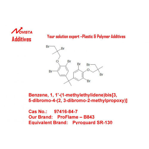 Tetrabromobisphenol A BIS (Dibromomethylpropyl Ether) SR-130 EPS XPS 97416-84-7 화염 지연