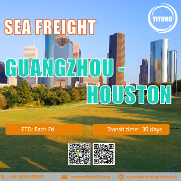 Frete marinho internacional de Guangzhou a Houston