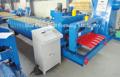 380v 50hz Trapezoidal Corrugated Sheet Making Machine With Plc Control