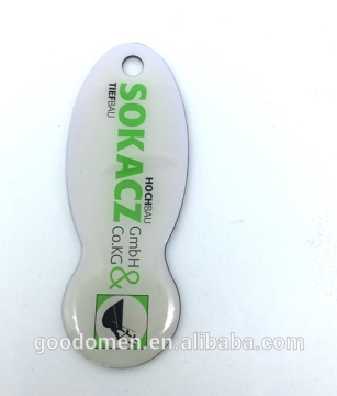 custom logo metal shopping cart token coin keychain for supermarket