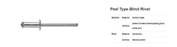 Peel Type Blind Rivet