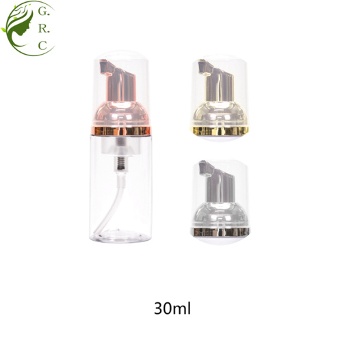 Plastic Foamer Bottle Clear Pump Dispenser Travel Size