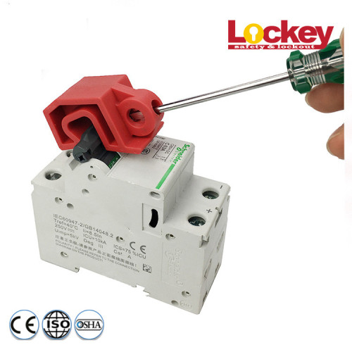 Small Electric Circuit Breaker Lockout