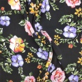 Kain Viscose Kain Multi Floral Printed Fabric