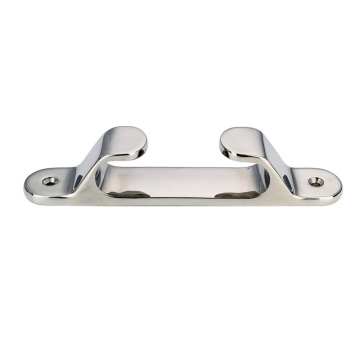 Stainless Steel Mirror Polished Straight Cleat Line Straight Chock Fairlead for Marine Yacht 4-10''