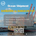 Sea Container Logistics Transporte Taxa de carga Shenzhen para Bangkok