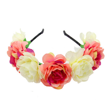 DOMOHO New Floral Bridal Scrunchie Headband