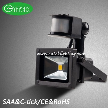 Inductive Flood Light 10w LED Flood Light with PIR Sensor