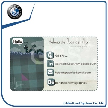 Customize PVC buisness cards in size CR 80