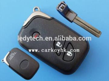 New style Lexus 2+1 button smart keys blank