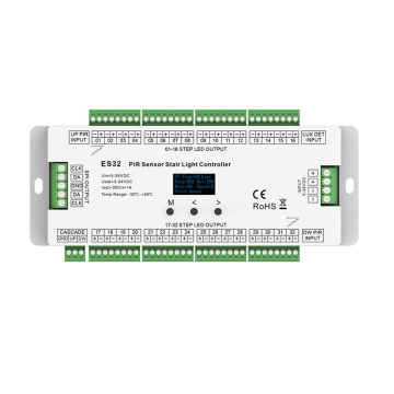 SKYDANCE ES32 PIR Sensor Stair Light Controller with Pixel Light