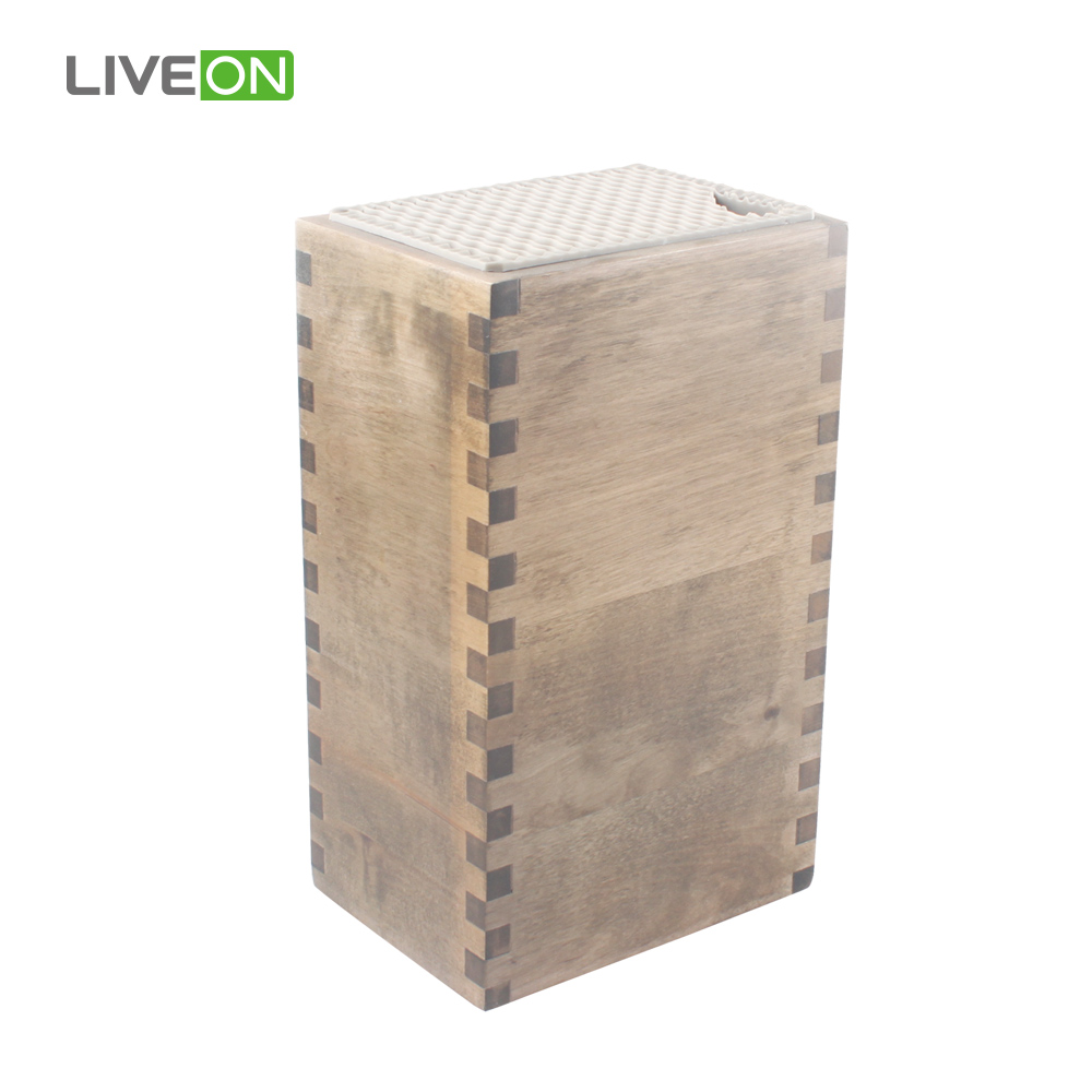 Portaherramientas de cocina de madera de arce