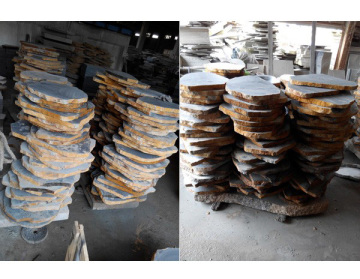 GCPB755 Cheap Black Basalt Step Stone for Landscaping