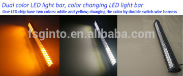 High intensity 180W 31.5inch dual color led light bar, white and amber dual color led light bar