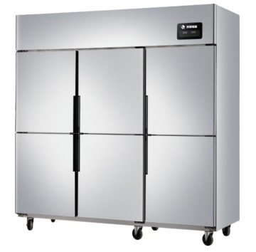 Restaurant Equipment: 6-Door Stainless Steel Commercial Kitchen Refrigerator