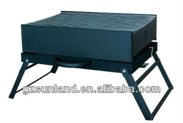 Charcoal portable folding barbecue grill