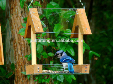 bird seed feeder with transparent arcylic