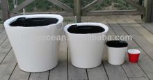 FO-1304 Square plastic self watering flower pot
