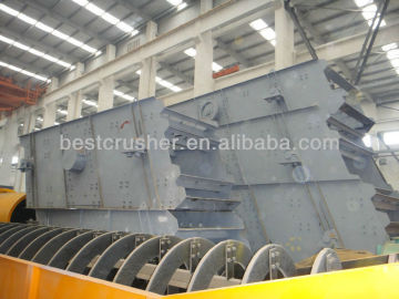 sand linear vibrating screen / wet vibrating screen / horizontal vibrating screen