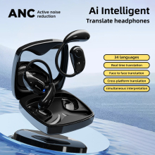 LINX AI Earphone wireless earphone black color fast connection earphone