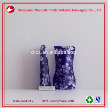 Folding plastic flower vase