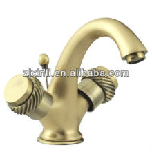High Quality Dual Handle Brass Bronze Faucet, Polish and Bronze Finish