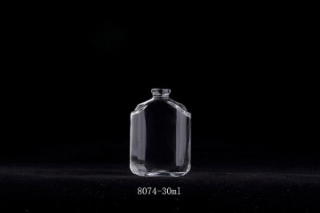 Square Empty Fancy Perfume Glass Bottle