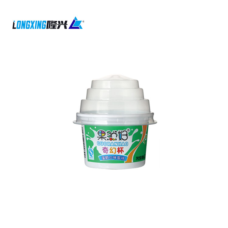 4oz plastic ice cream cup with printing