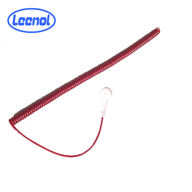 LN-1106 Red Antistatic Crocs Thin Band ESD Wrist Straps Bracelet