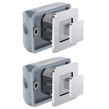 Single Sided Push Button Drawer Lock for Cabinets and Caravans