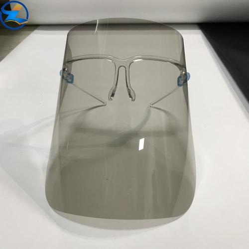 Anti-scratch glossy high transparency PLA face shield