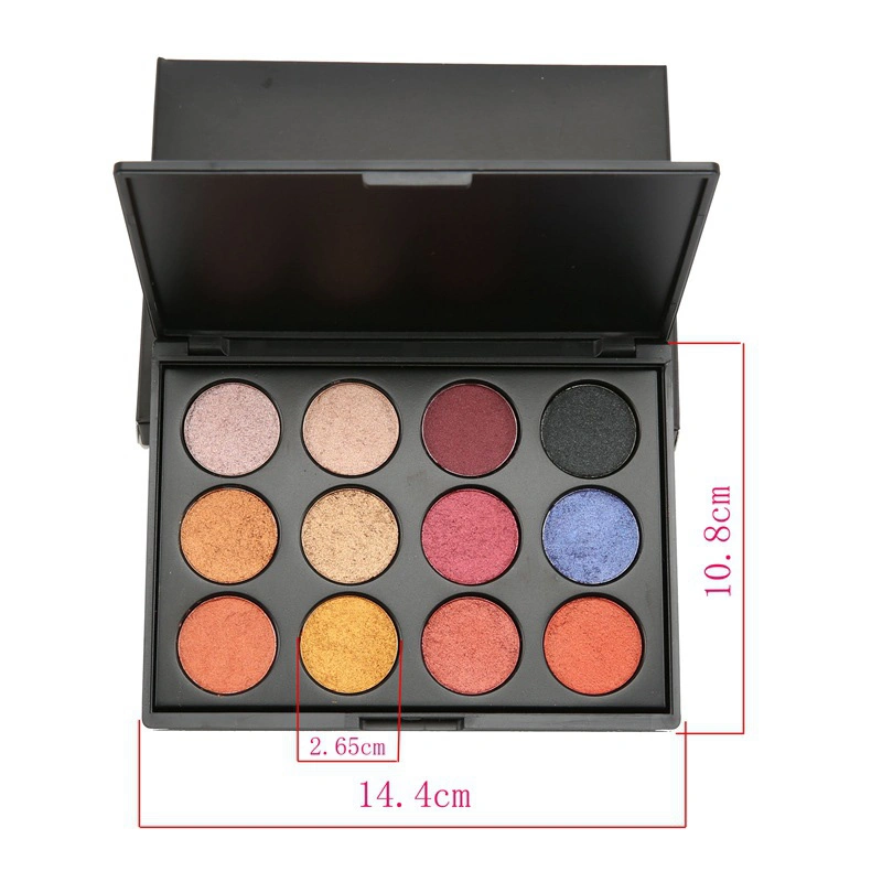 High Pigment Eyeshadow Packaging Palette Christmas Makeup 12 Colors Eyeshadow Pallate