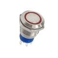 IP67 Rating Moveable Ring Illuminated Push Button Switch